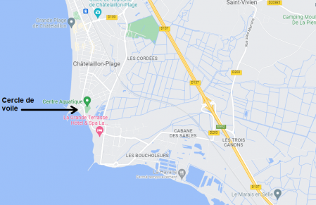 Adresse centre de voile chatelaillon plage