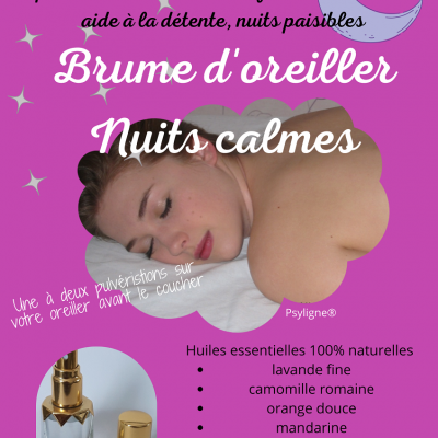 Huiles essentielles nuits calme pour dormer apaiser le sommeil psyligne a la rochelle 1