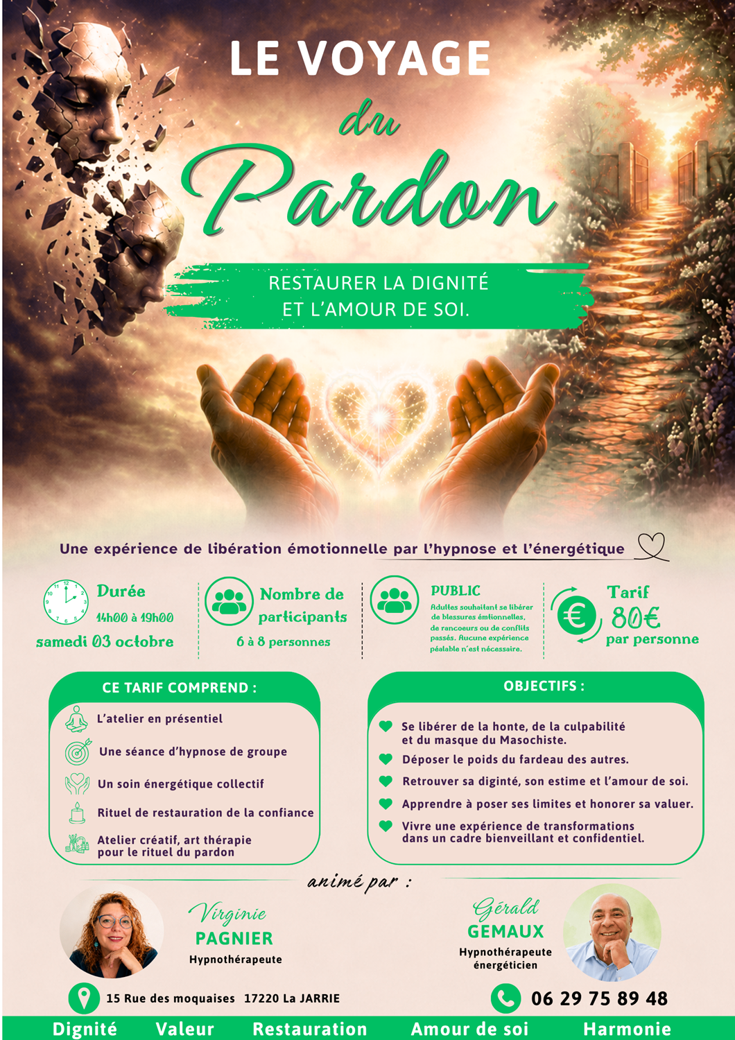 Atelier Le Voyage du Pardon - 03 Octobre