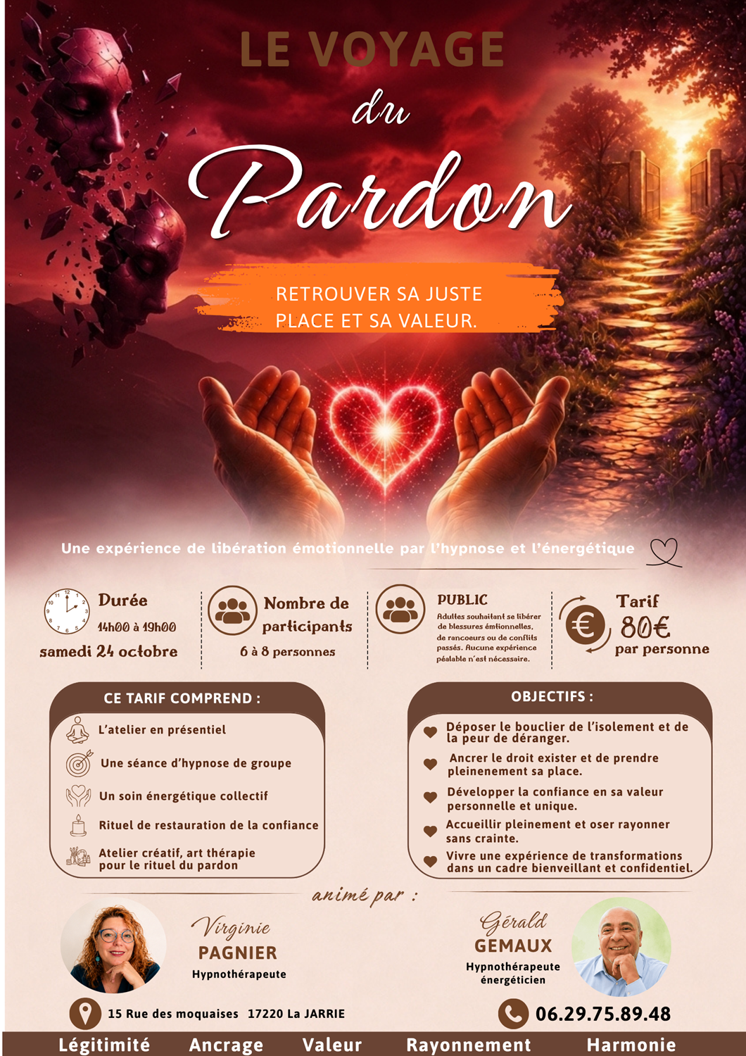 Atelier Le Voyage du Pardon - 24 Octobre