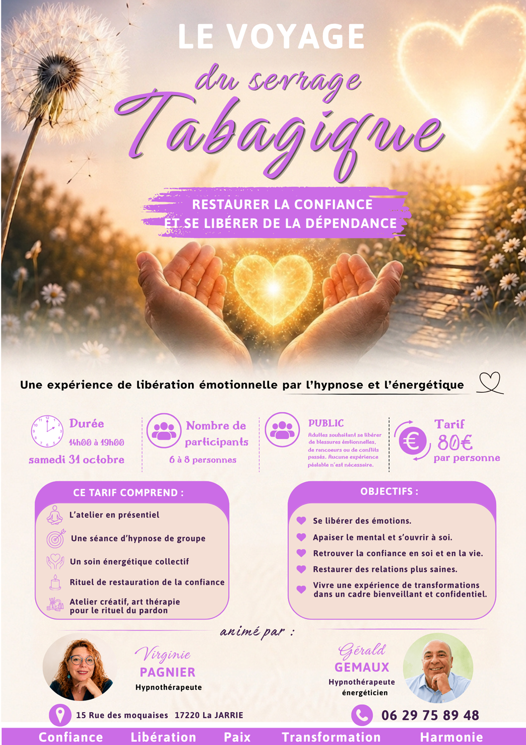 Atelier Accompagnement au Sevrage Tabagique - 31 Octobre